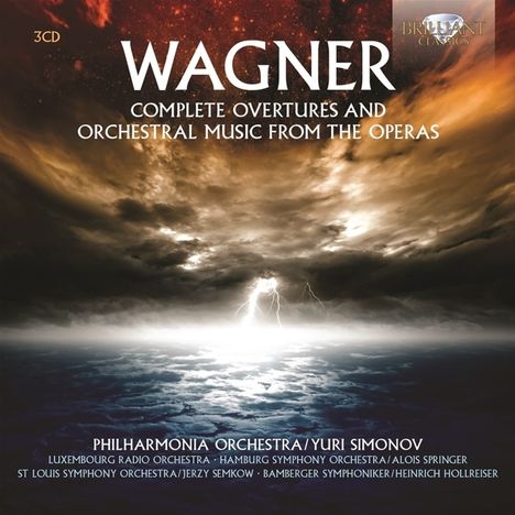 Richard Wagner (1813-1883): Sämtliche Ouvertüren &amp; Orchestermusiken aus den Opern, 3 CDs