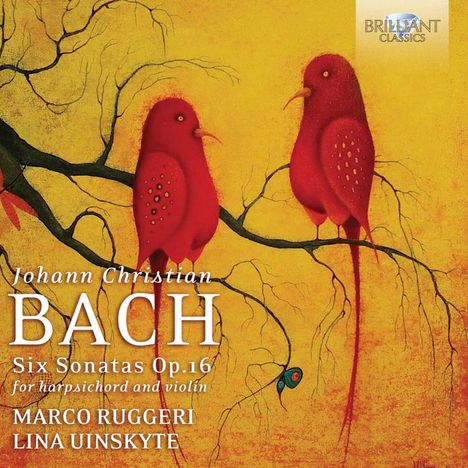 Johann Christian Bach (1735-1782): Sonaten op.16 Nr.1-6 für Violine &amp; Cembalo, CD