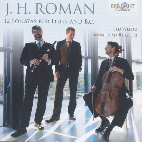 Johan Helmich Roman (1694-1758): Sonaten Nr.1-12 für Flöte &amp; Bc, 2 CDs