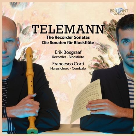 Georg Philipp Telemann (1681-1767): Sonaten für Blockflöte &amp; Cembalo, CD