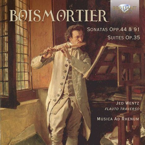 Joseph Bodin de Boismortier (1689-1755): Sonaten für Flöte &amp; Bc op.44 Nr.1-6, 3 CDs