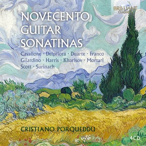 Cristiano Porqueddu - Novecento Guitar Sonatinas, 4 CDs
