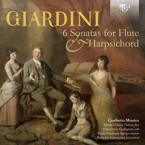 Felice Giardini (1716-1796): Flötensonaten Nr.1-6, CD