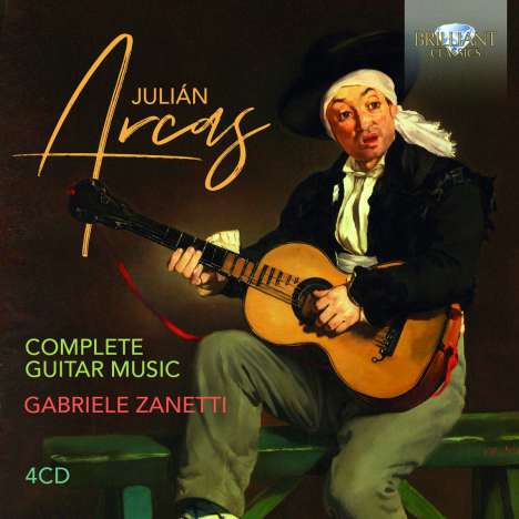 Julian Arcas (1832-1882): Sämtliche Gitarrenwerke, 4 CDs
