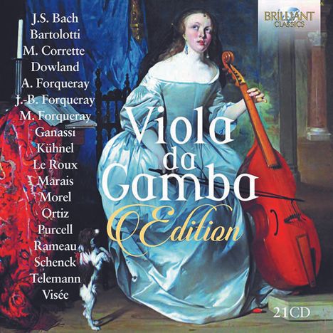 Viola da gamba Edition, 21 CDs