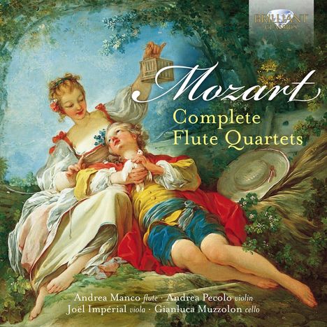 Wolfgang Amadeus Mozart (1756-1791): Flötenquartette Nr.1-4, CD