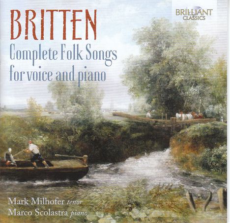 Benjamin Britten (1913-1976): Complete Folk Songs für Stimme &amp; Klavier, 2 CDs