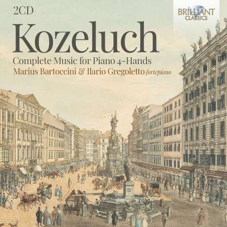 Leopold Kozeluch (1747-1818): Sämtliche Sonaten für Klavier 4-händig, 2 CDs