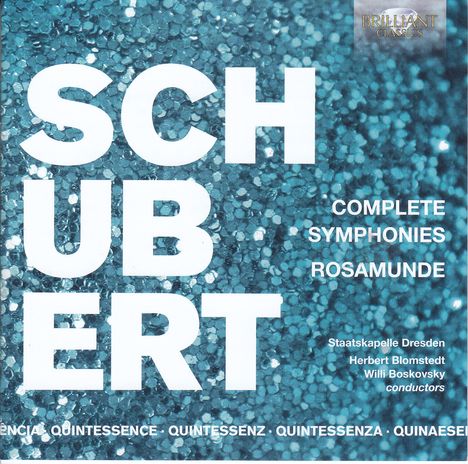 Franz Schubert (1797-1828): Symphonien Nr.1-9, 5 CDs