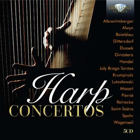 Harfenkonzerte, 5 CDs