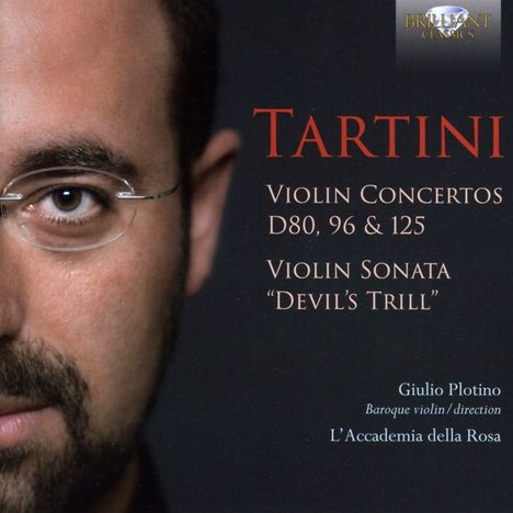 Giuseppe Tartini (1692-1770): Violinkonzerte D.80,96,125, CD