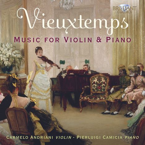 Henri Vieuxtemps (1820-1881): Werke für Violine &amp; Klavier, CD