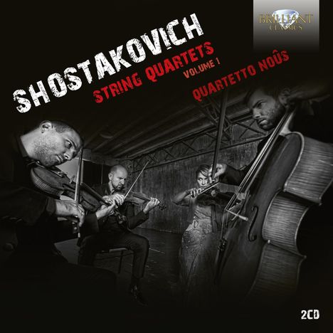 Dmitri Schostakowitsch (1906-1975): Streichquartette Vol.1, 2 CDs