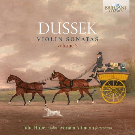 Johann Ludwig Dussek (1760-1812): Violinsonaten Vol.2, CD