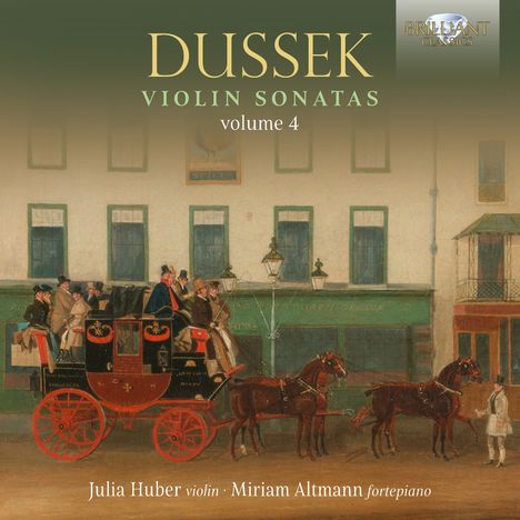 Johann Ludwig Dussek (1760-1812): Violinsonaten Vol.4, CD