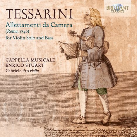 Carlo Tessarini (1690-1766): Allettamenti da Camera für Violine &amp; Bc op.3 Nr.1-5, CD