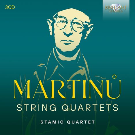 Bohuslav Martinu (1890-1959): Streichquartette Nr.1-7, 3 CDs