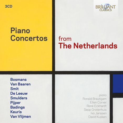 Piano Concertos from the Netherlands, 3 CDs