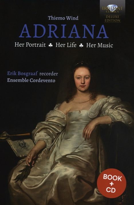 Adriana - Her Potrait, her Life, her Musik (CD mit Buch in englischer Sprache), 1 CD und 1 Buch