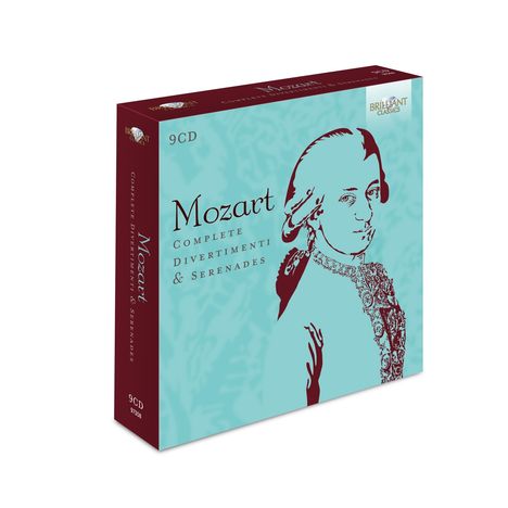 Wolfgang Amadeus Mozart (1756-1791): Serenaden &amp; Divertimenti, 9 CDs