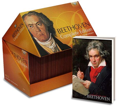 Ludwig van Beethoven (1770-1827): Ludwig van Beethoven - Complete Brilliant Classics-Edition (mit Beethoven-Postkarten-Set), 85 CDs