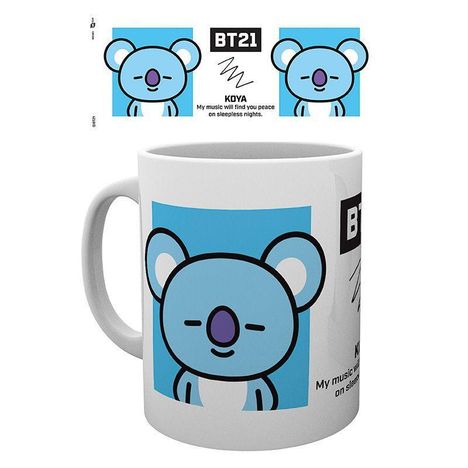 BT21 - Mug - 320 ml - Koya - subli - box, Diverse