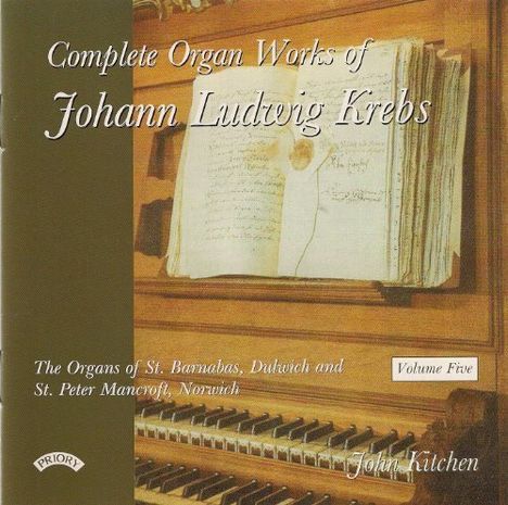 Johann Ludwig Krebs (1713-1780): Orgelwerke Vol.5, CD