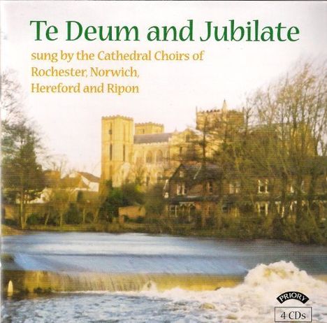 Te Deum and Jubilate, 4 CDs