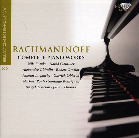 Sergej Rachmaninoff (1873-1943): Sämtliche Klavierwerke, 9 CDs