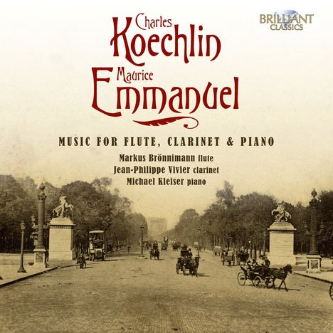 Maurice Emmanuel (1862-1938): Kammermusik für Flöte, Klarinette, Klavier, CD