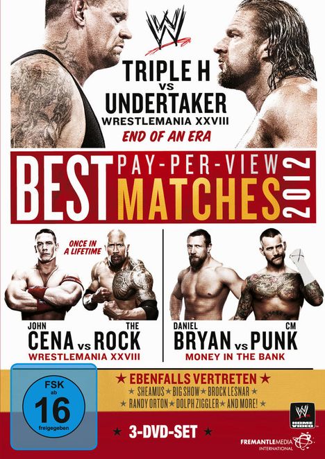 Best PPV Matches 2012, 3 DVDs