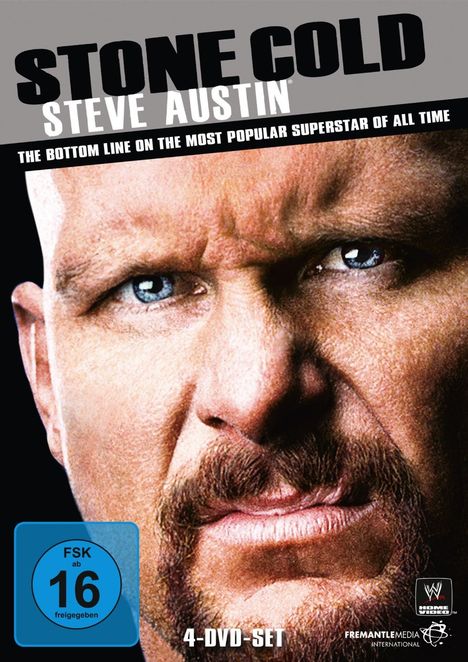 Stone Cold Steve Austin - Bottom Line, 4 DVDs