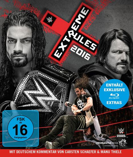 WWE - Extreme Rules 2016 (Blu-ray), Blu-ray Disc