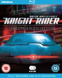 Knight Rider Season 1-4 (Complete Collection) (Blu-ray) (UK Import), 20 Blu-ray Discs