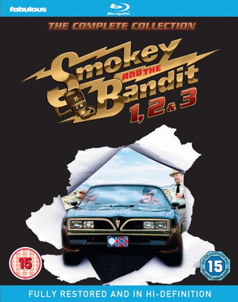 Smokey And The Bandit 1-3 (Blu-ray) (UK Import), 3 Blu-ray Discs