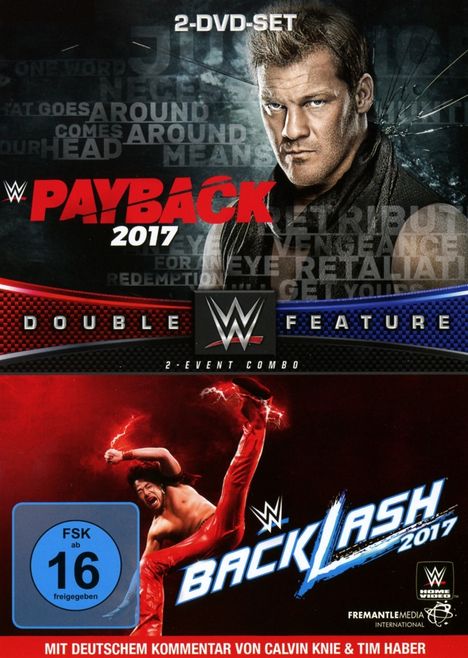 WWE - Payback / Backlash 2017, 2 DVDs