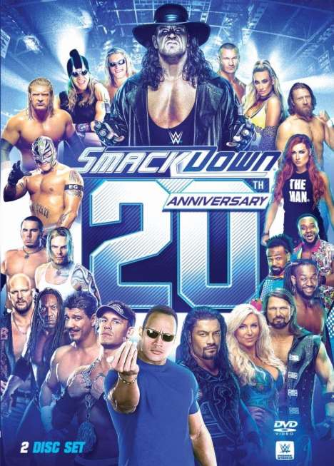 WWE: Smackdown 20th Anniversary, 2 DVDs
