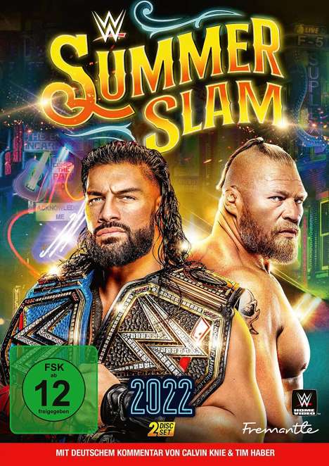 WWE: Summerslam 2022, 2 DVDs