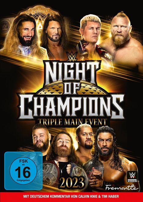 WWE: Night Of Champions 2023, DVD