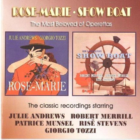 Julie Andrews / Robert: Show Boat / Rose-Marie, CD