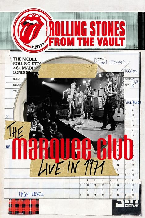 The Rolling Stones: From The Vault: The Marquee Club Live In 1971, DVD