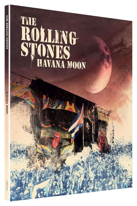The Rolling Stones: Havana Moon (Limited Deluxe Edition), 1 DVD, 1 Blu-ray Disc und 2 CDs
