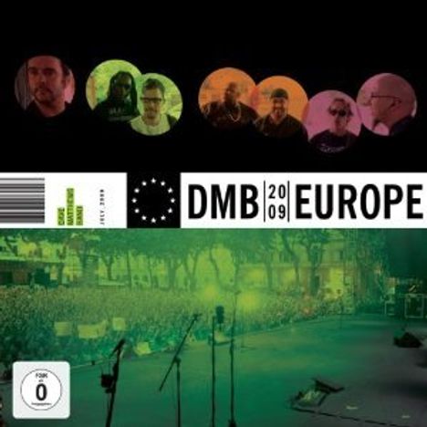 Dave Matthews: Europe (5.7.2009) (3CD + DVD + Fotobuch/Limited-Edition), 3 CDs und 1 DVD
