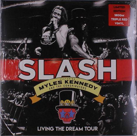 Slash: Living The Dream Tour (Limited Edition) (Red Vinyl), 3 LPs