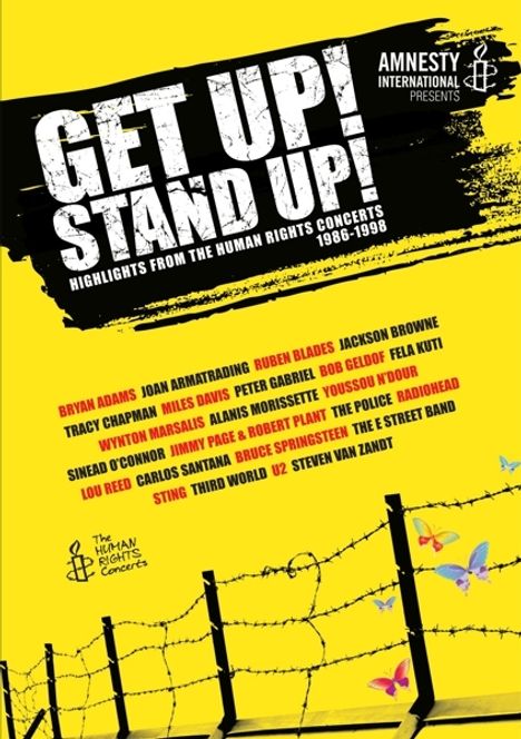 Get Up! Stand Up!: Highlights From The Human Rights Concerts 1986 - 1998, DVD