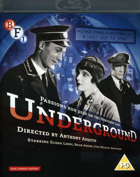 Underground (1928) (Blu-ray &amp; DVD) (UK Import), 2 Blu-ray Discs