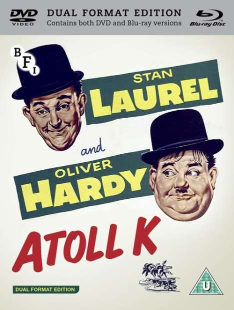Laurel &amp; Hardy: Atoll K (1951) (Blu-ray &amp; DVD) (UK Import), 1 Blu-ray Disc und 1 DVD