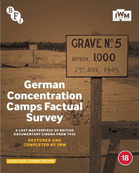 German Concentration Camps Factual Survey (1945) (Blu-ray &amp; DVD) (UK Import), 1 Blu-ray Disc und 2 DVDs