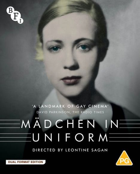 Mädchen in Uniform (1931) (Blu-ray &amp; DVD) (UK Import mit deutscher Tonspur), 1 Blu-ray Disc und 1 DVD