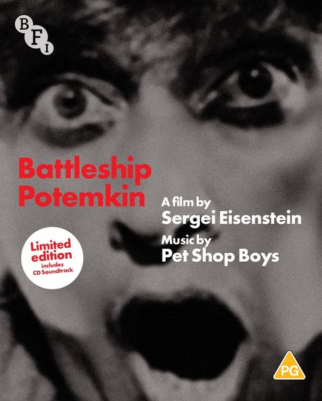 Battleship Potemkin (1925) (Limited Edition including CD Soundtrack by Pet Shop Boys) (Blu-ray) (UK Import), 1 Blu-ray Disc und 1 CD